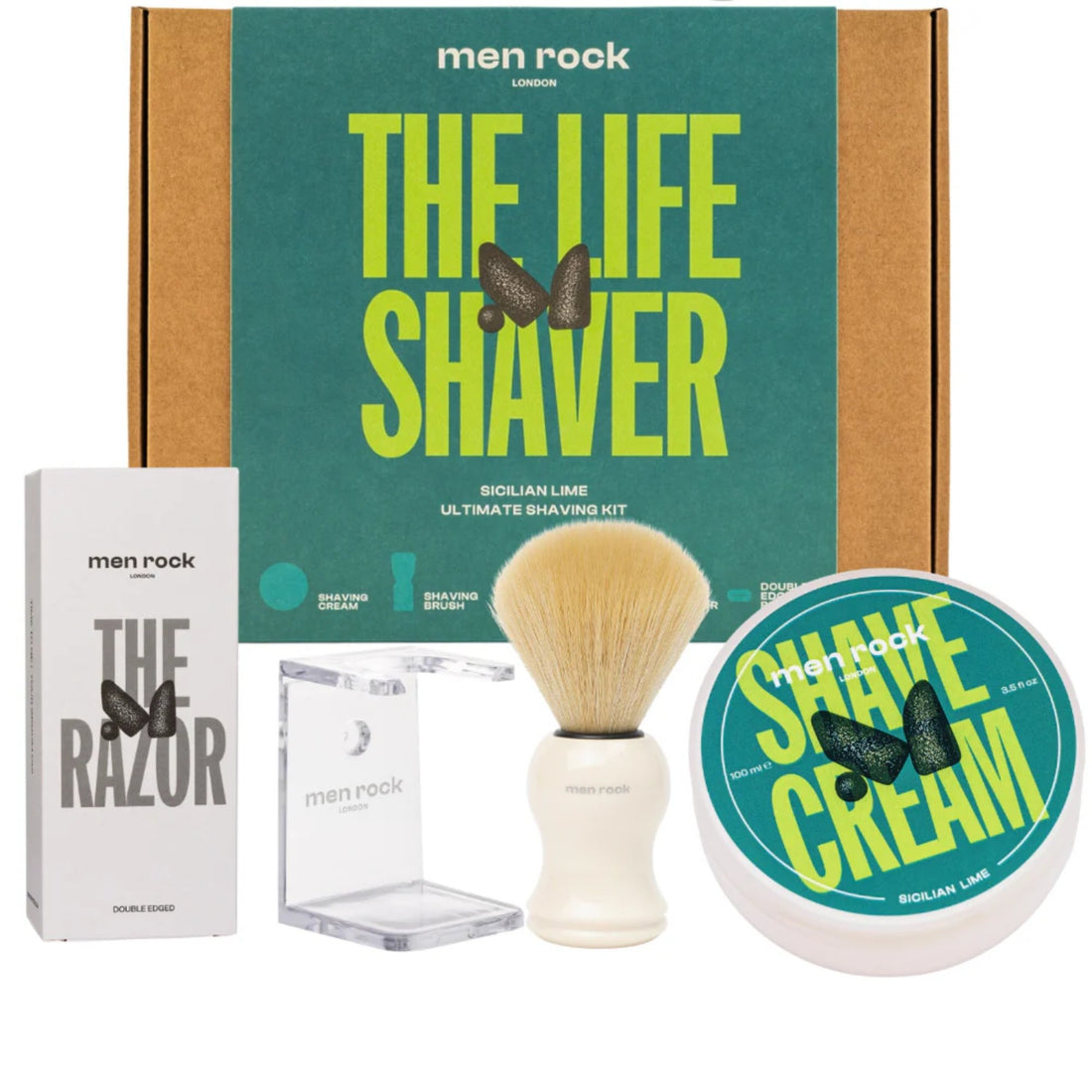 Men Rock - Ultimate Classic Shaving Gift Set - Sicilian Lime