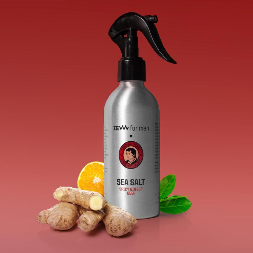 ZEW for Men - Sea Salt Spray Thomas Henry Spicy Ginger 240ml