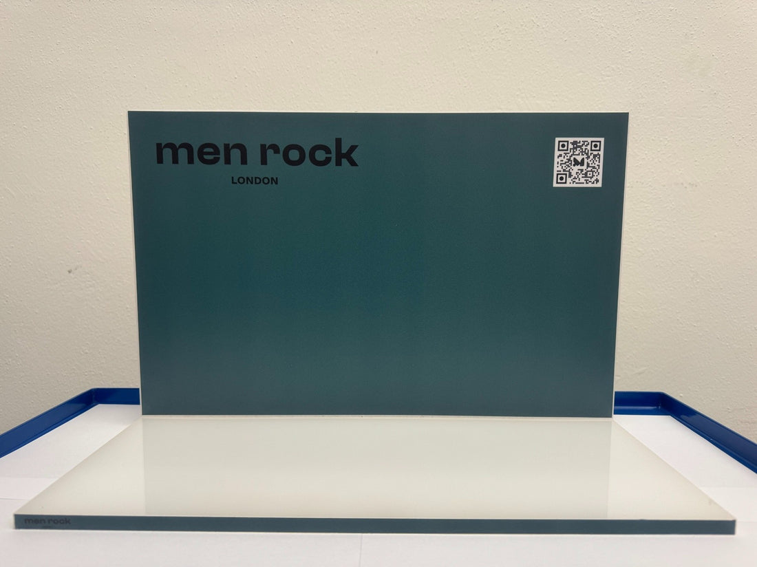 Men Rock - Theken-Display aus Glas