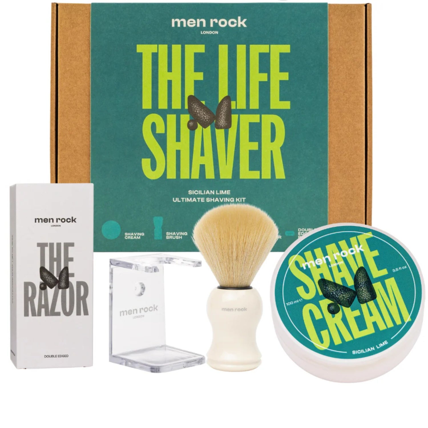 Men Rock - Ultimate Classic Shaving Gift Set - Sicilian Lime