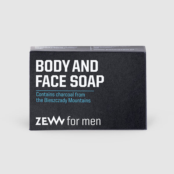 Face and Body Soap with charcoal 85g